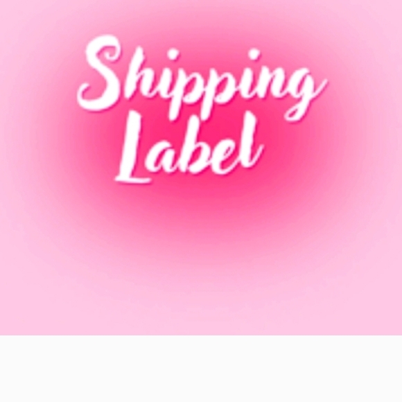 Pink Shipping Label - Picture 1 of 1